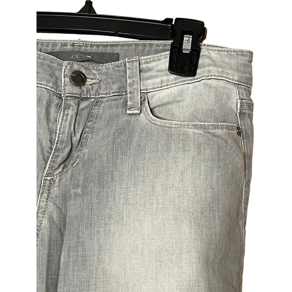 joe's women mid rise gray straight fit jeans sz 26 socialite kicker - Picture 5 of 10